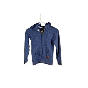 Quiksilver 1969 Youth Sweater Size 12 Gray Black “Mountains to the Shore”